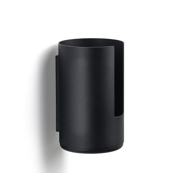 ZONE Rim toiletpapiropbevaring til væg 21,8 cm sort